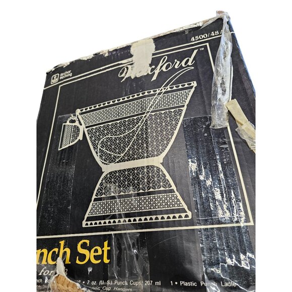 Anchor Hocking Wexford 4500/48A Punch Set 18 Cups & Ladle - Picture 10 of 16